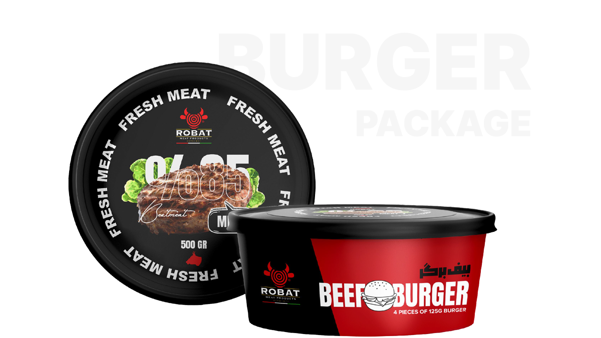 Burger Package portfolio project cover