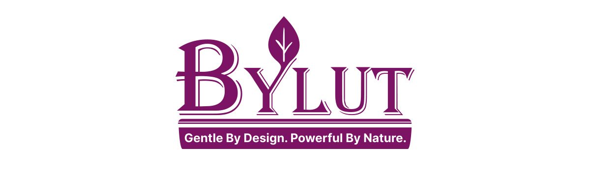 BYLUT logo and the line Gentle By Design. Powerful By Nature.